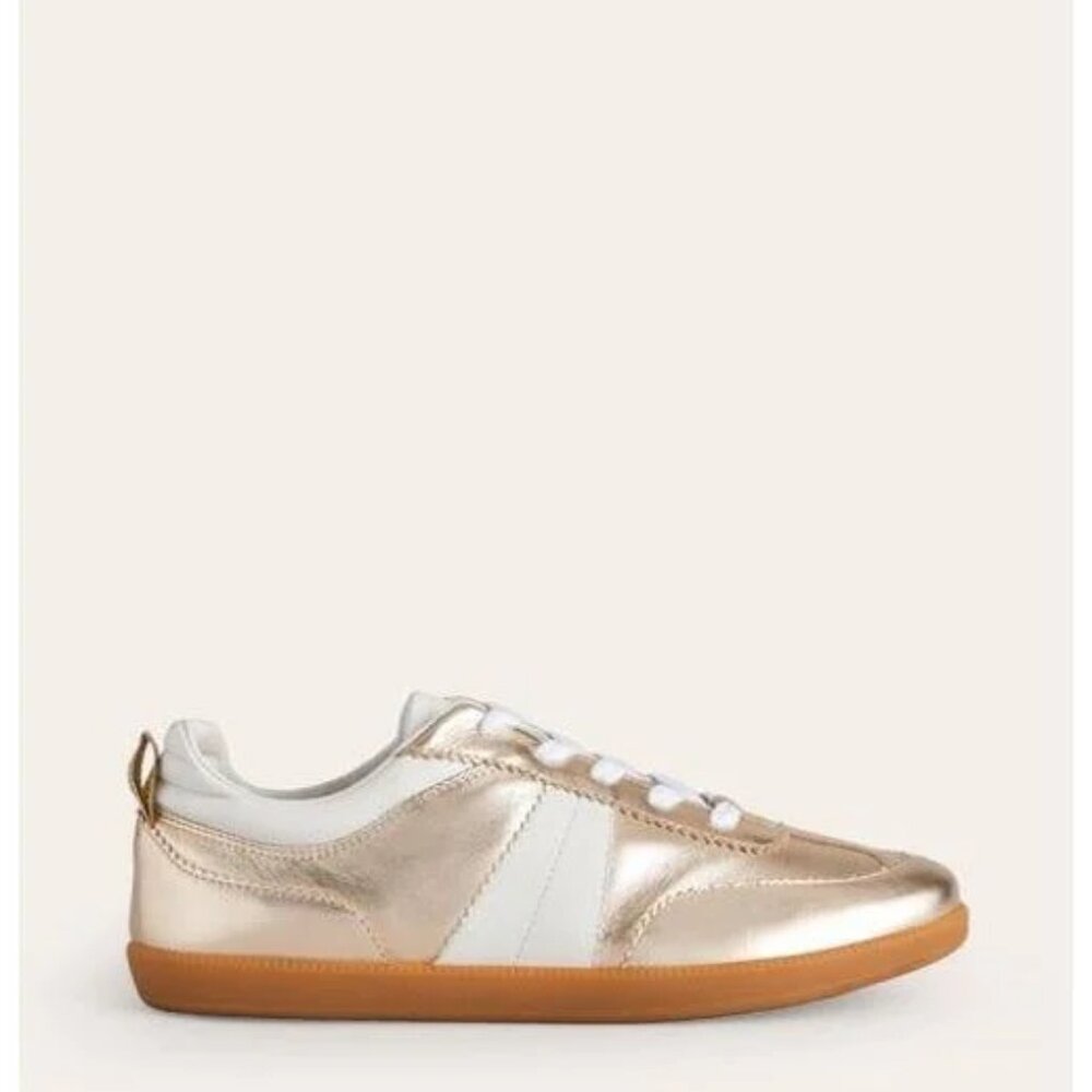 Boden Gold Mix Erin Retro Tennis shoe 2024 39 8-8.5